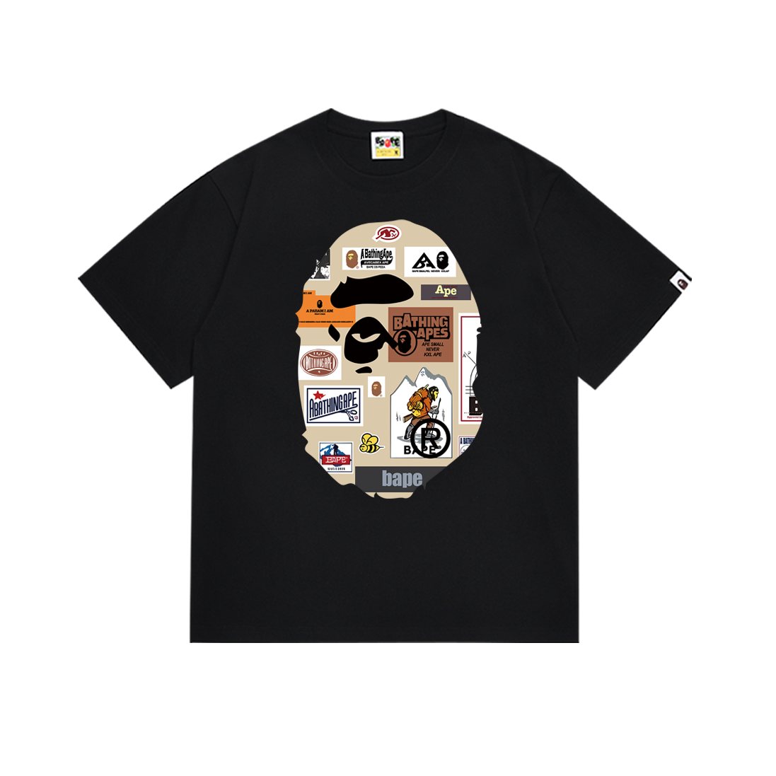 BAPE Ape Head Short-Sleeve Graphic T-Shirt — front