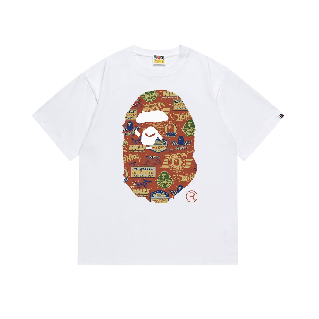 BAPE Multicolor Ape Head Graphic Short-Sleeve T-Shirt — front