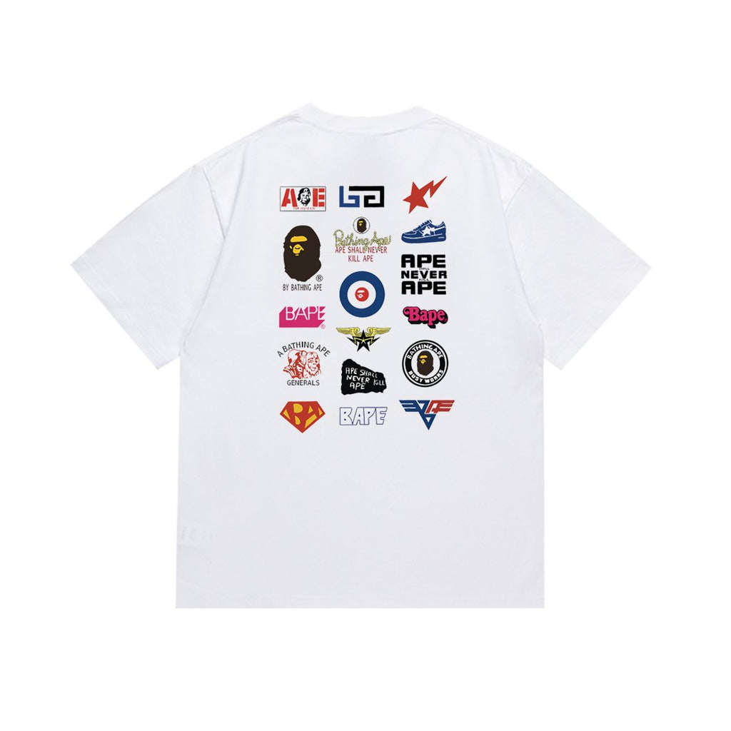 BAPE Front & Back Logo Graphic T-Shirt — back