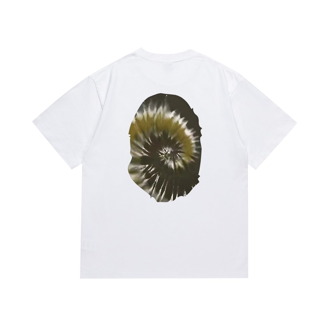BAPE Tie-Dye Ape-Head Graphic T-Shirt — back