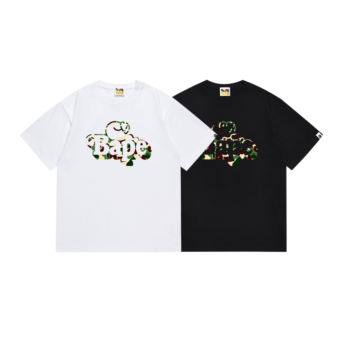 BAPE Green Camo Graphic T-Shirt — comparison