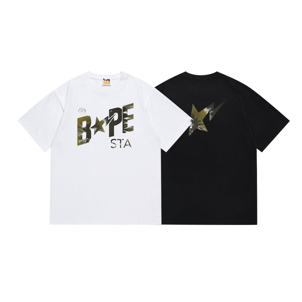 BAPE Star Lightning Graphic T-Shirt — comparison