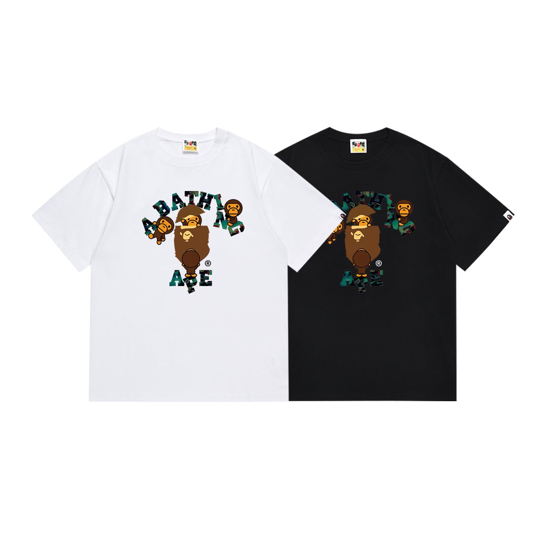 BAPE Ape Character Graphic T-Shirt — comparison