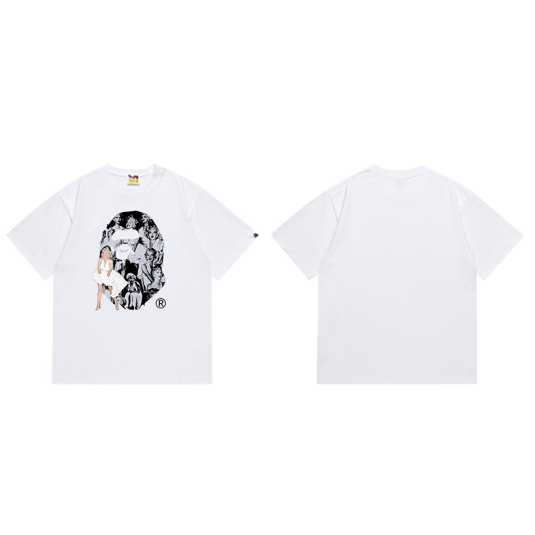 BAPE Collage Graphic Short-Sleeve T-Shirt — front