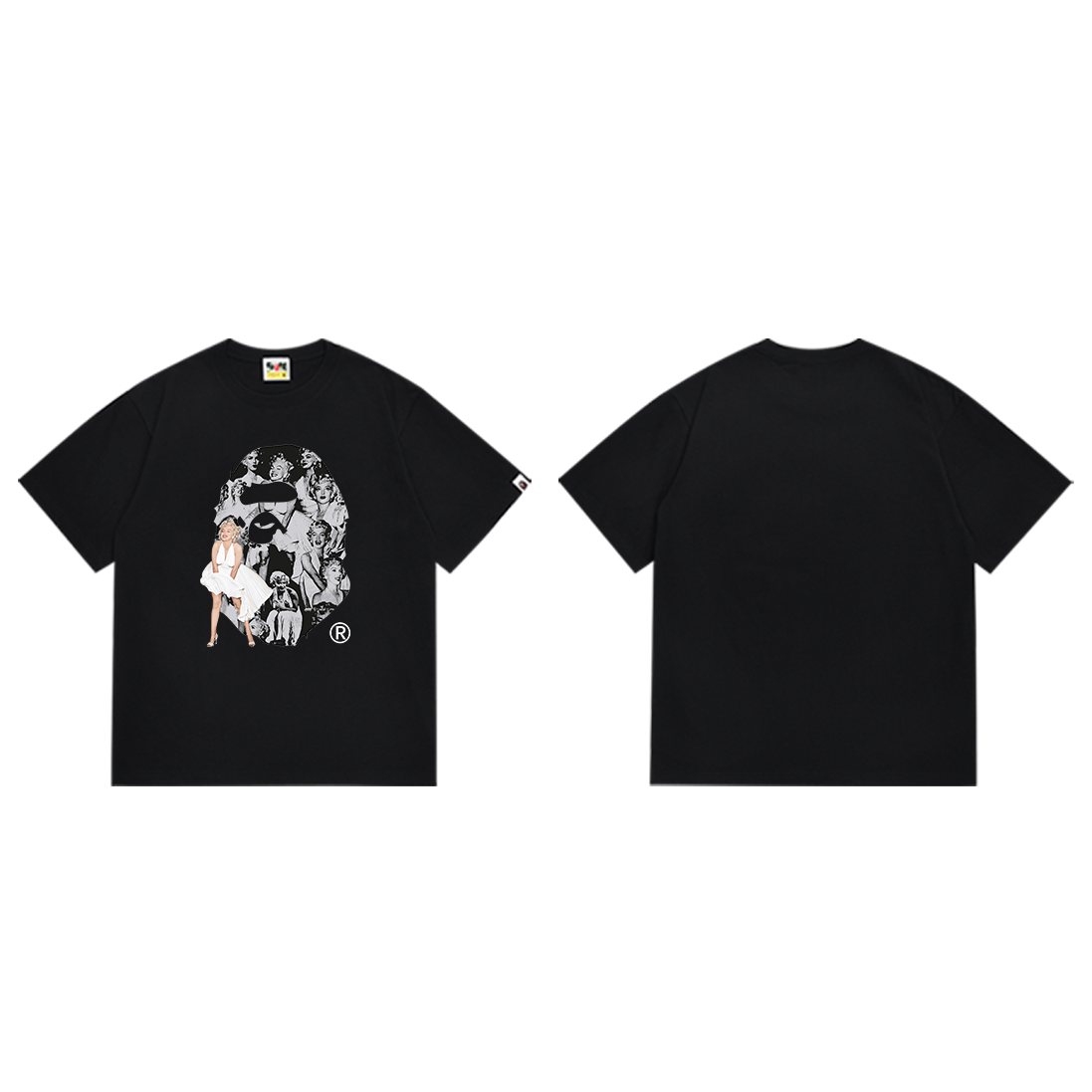 BAPE Collage Graphic Short-Sleeve T-Shirt — front