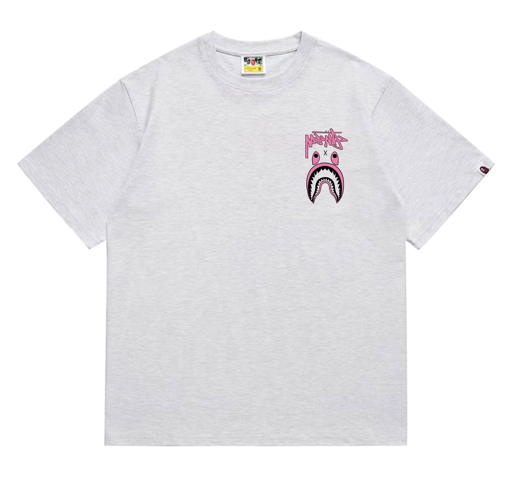 BAPE Contrast Shark Wordmark Graphic T-Shirt — front