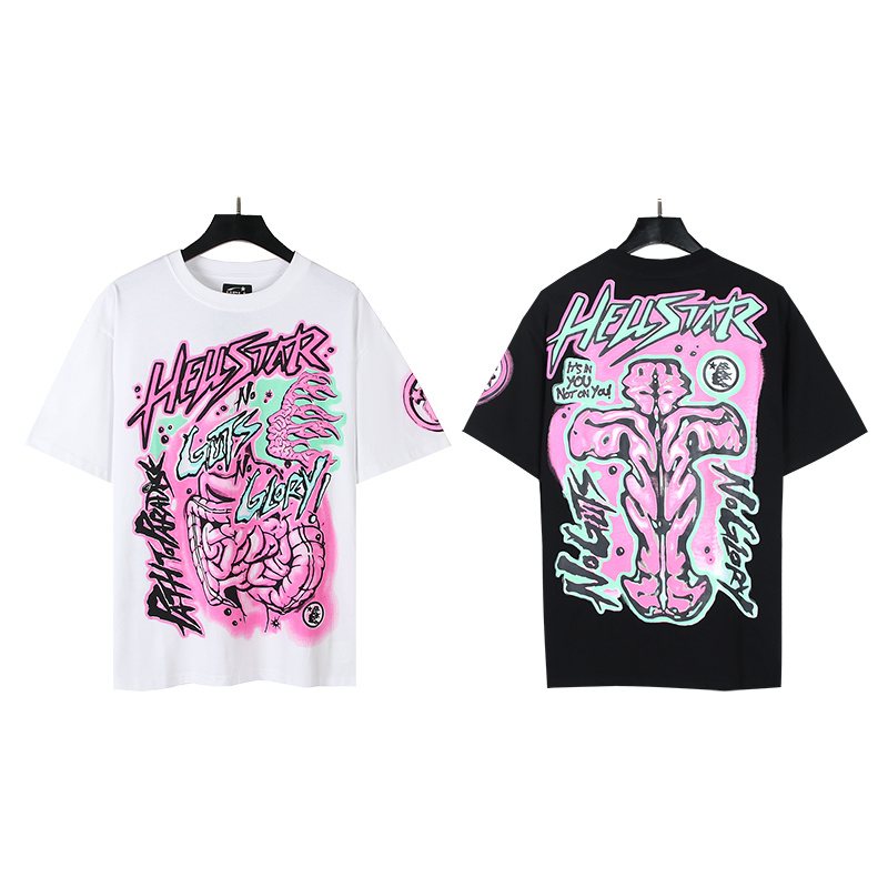 Hellstar No Guts No Glory Graphic T-Shirt — comparison
