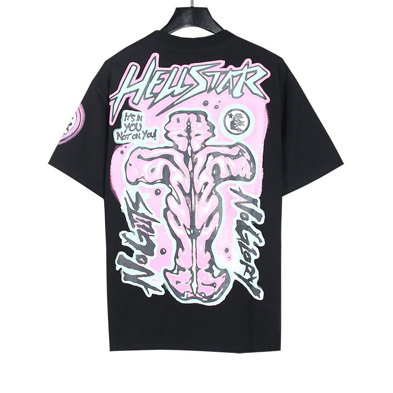 Hellstar No Guts No Glory Graphic T-Shirt — back