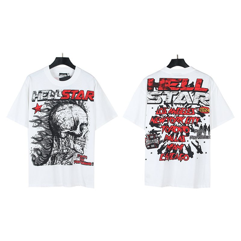Hellstar Skull Graphic Short-Sleeve T-Shirt — front