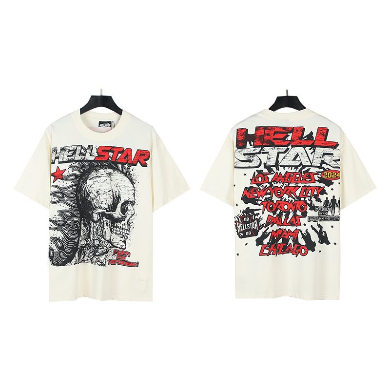 Hellstar Skull Graphic Short-Sleeve T-Shirt — front