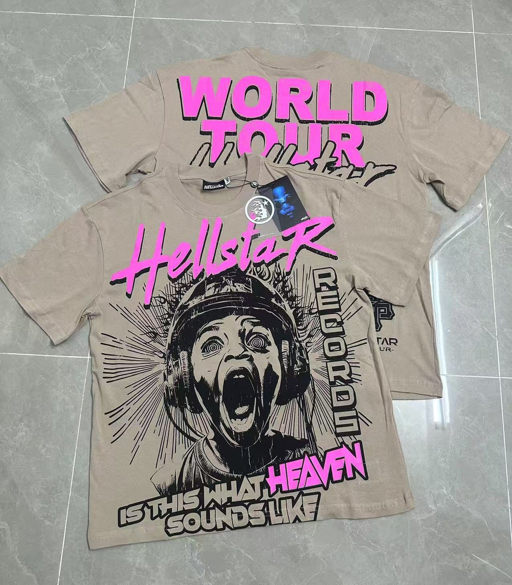 Hellstar World Tour Records Graphic T-Shirt — context