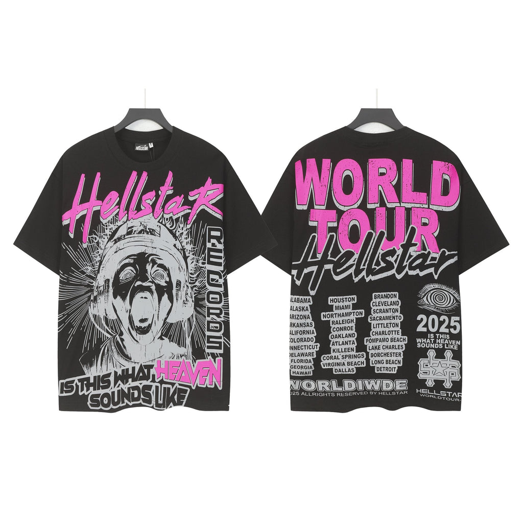 Hellstar World Tour Records Graphic T-Shirt — hero
