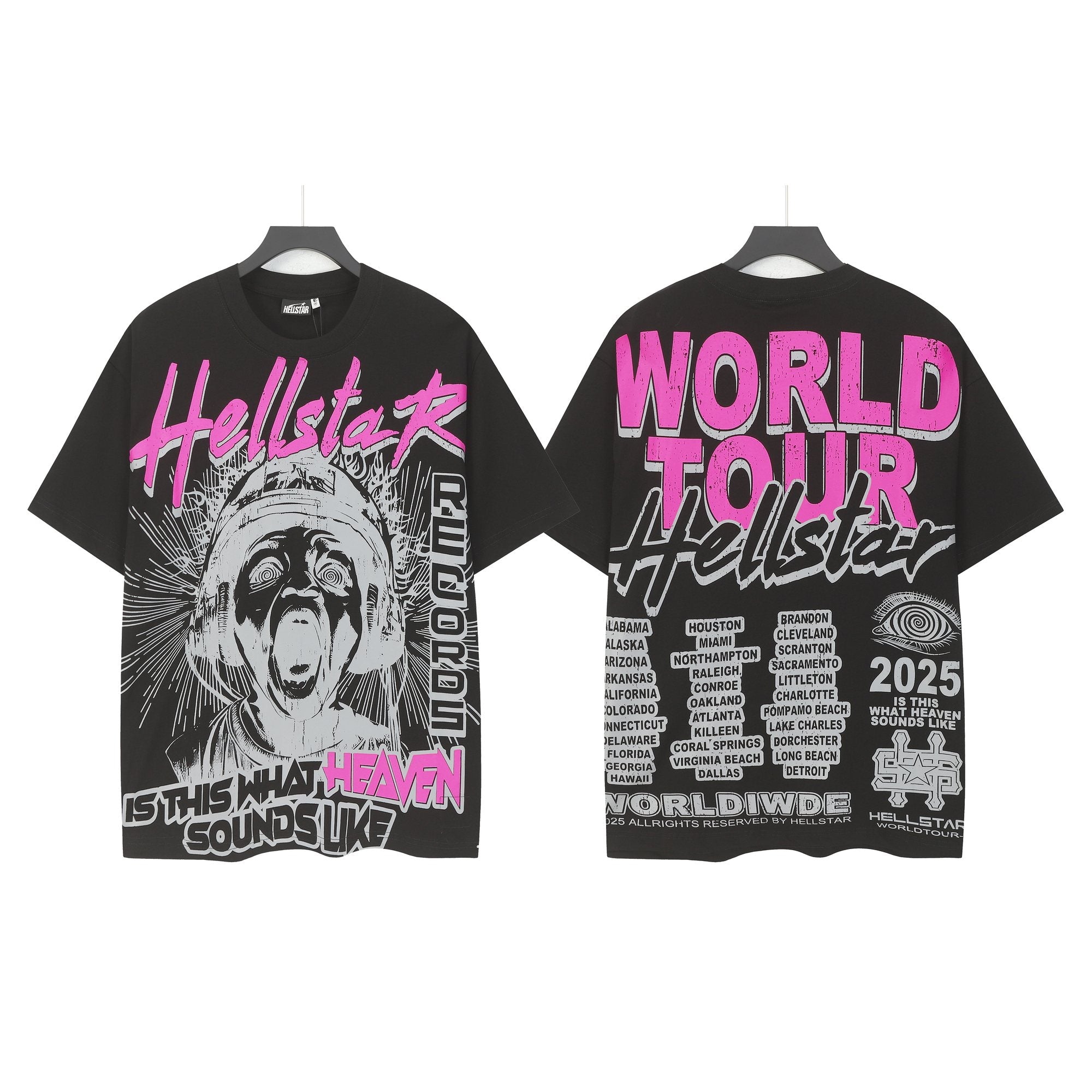 Hellstar World Tour Records Graphic T-Shirt — hero