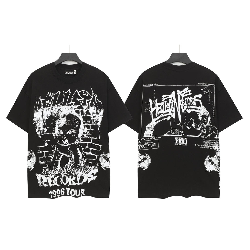 Hellstar Front & Back Graphic Short-Sleeve T-Shirt — front