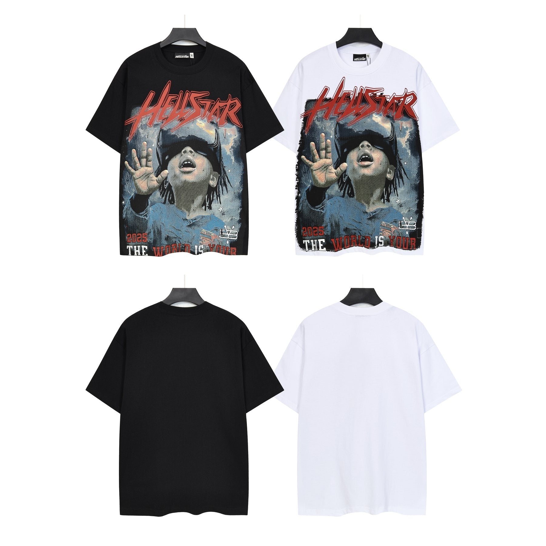 Hellstar Front Graphic Short-Sleeve T-Shirt — comparison
