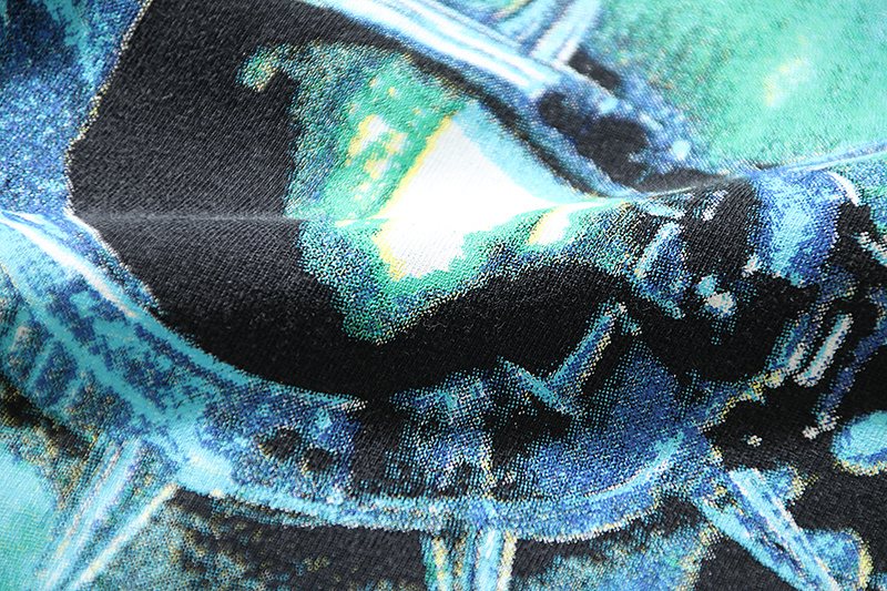Hellstar Washed Black Graphic Short-Sleeve T-Shirt — detail