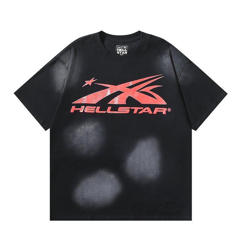 Hellstar Flame-Head Graphic Short-Sleeve T-Shirt — front