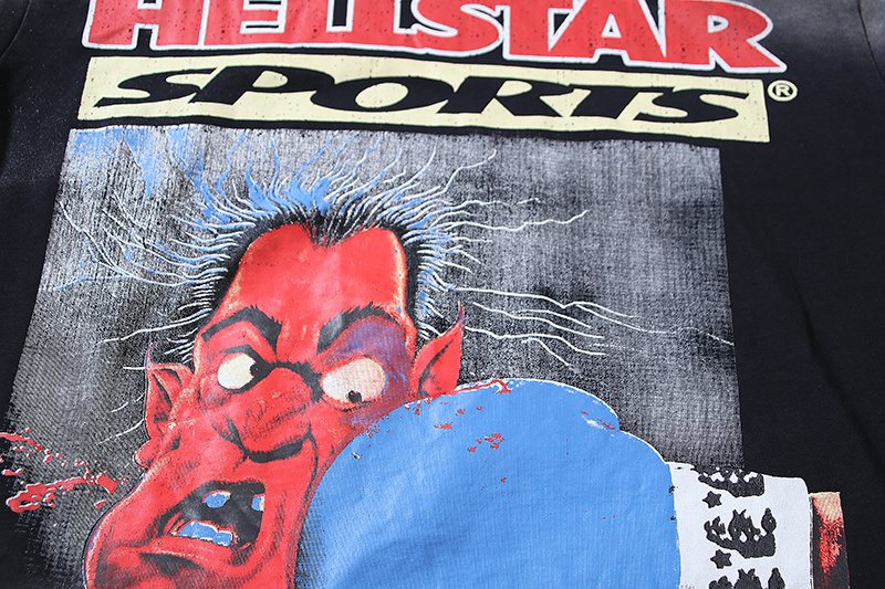 Hellstar Bigger Than Satan Graphic T-Shirt — detail