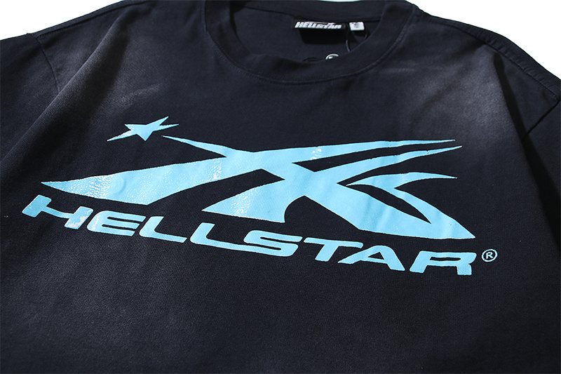 Hellstar Face & Star Graphic T-Shirt — detail