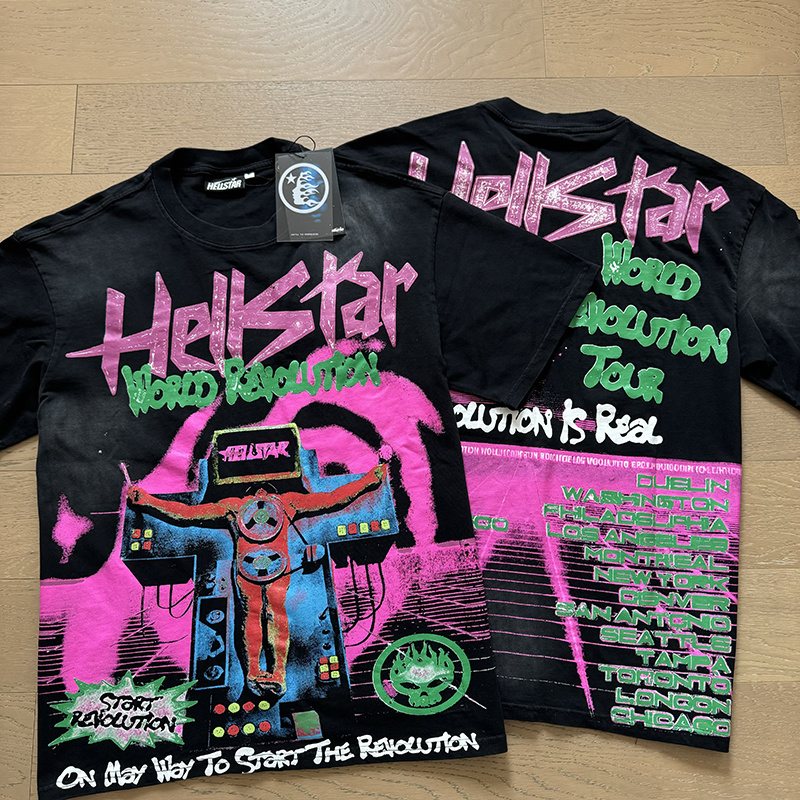 Hellstar World Revolution Graphic T-Shirt — context