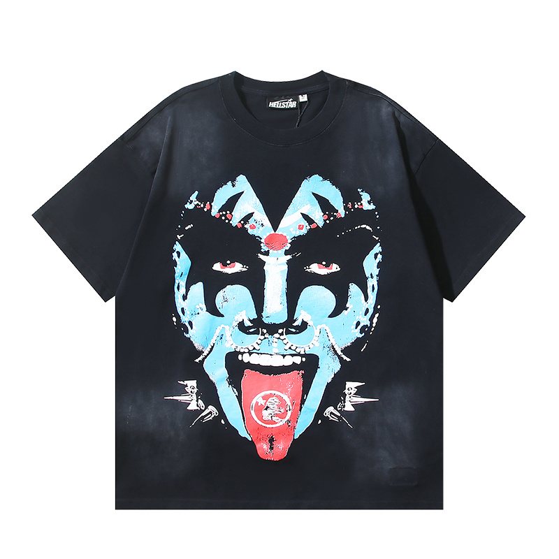 Hellstar Flame Face Graphic T-Shirt — hero