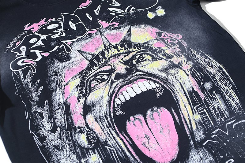 Hellstar Face Graphic Short-Sleeve T-Shirt — detail