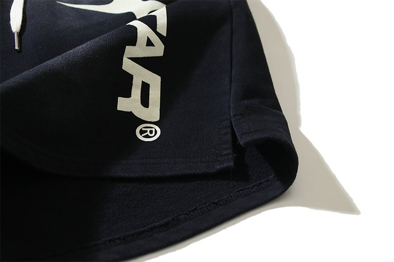 Hellstar Washed Black Star Graphic Shorts — detail