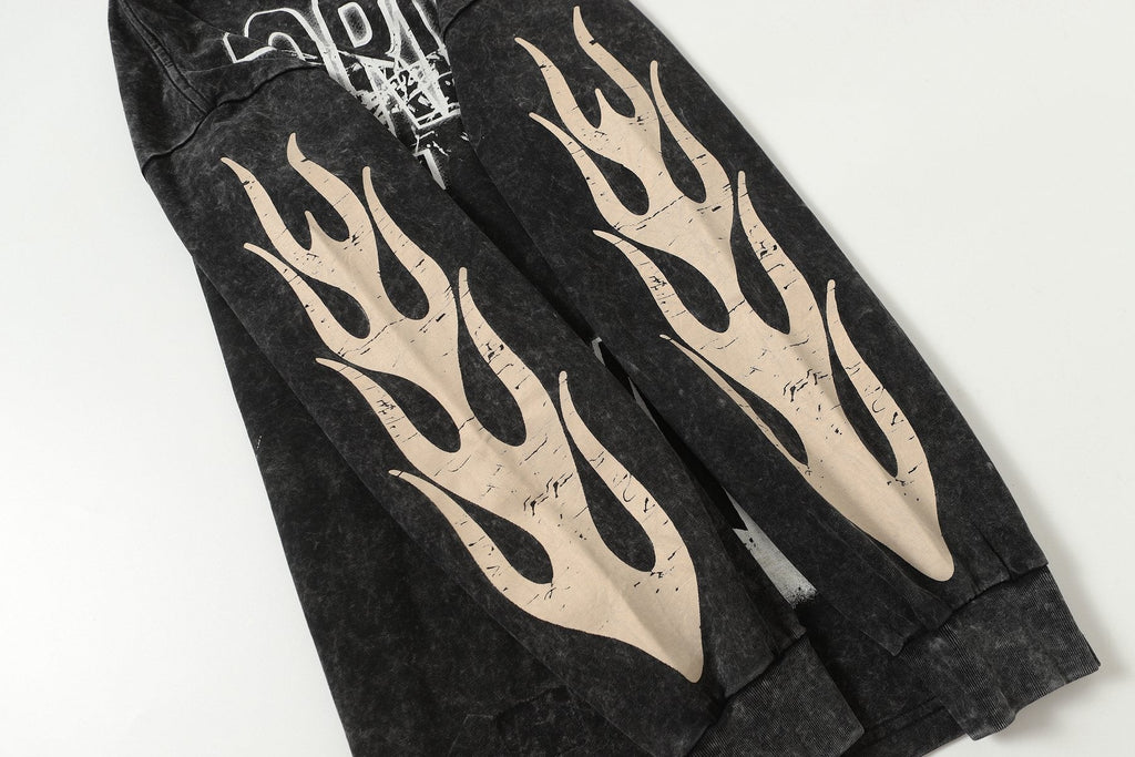 Hellstar Records Graphic Long-Sleeve T-Shirt — detail