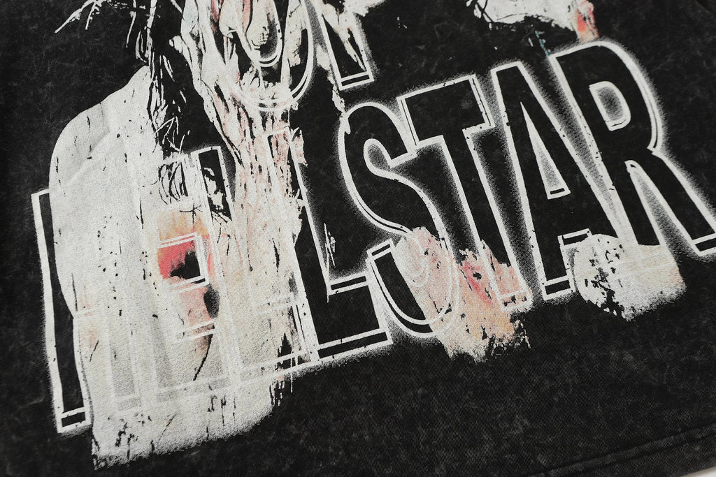 Hellstar Records Graphic Long-Sleeve T-Shirt — detail