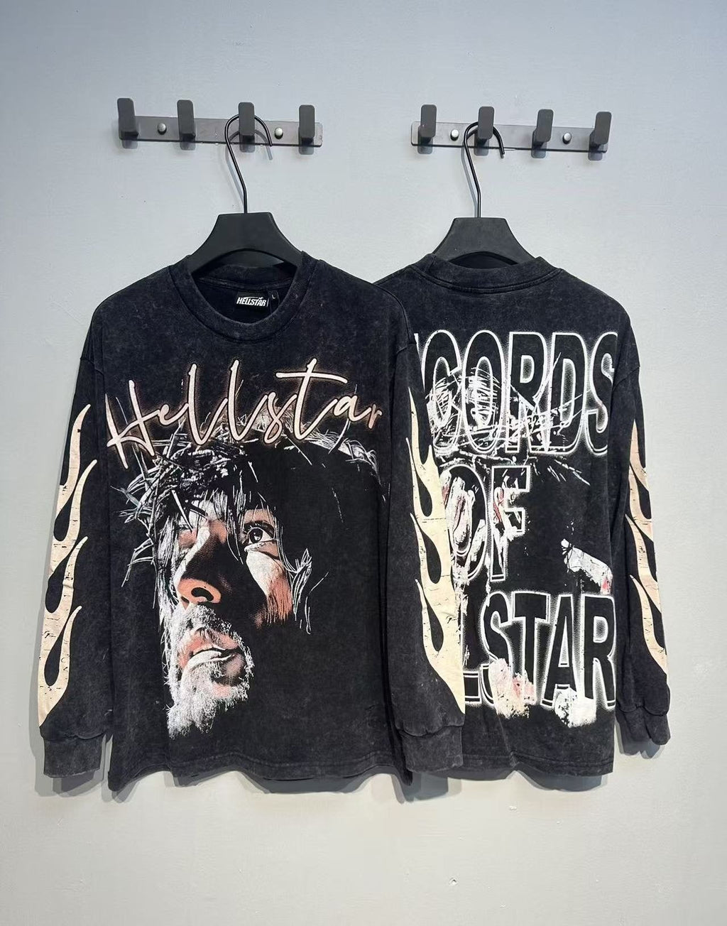 Hellstar Records Graphic Long-Sleeve T-Shirt — context