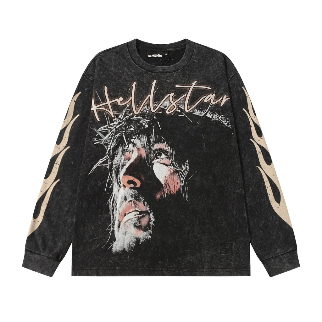Hellstar Records Graphic Long-Sleeve T-Shirt — hero