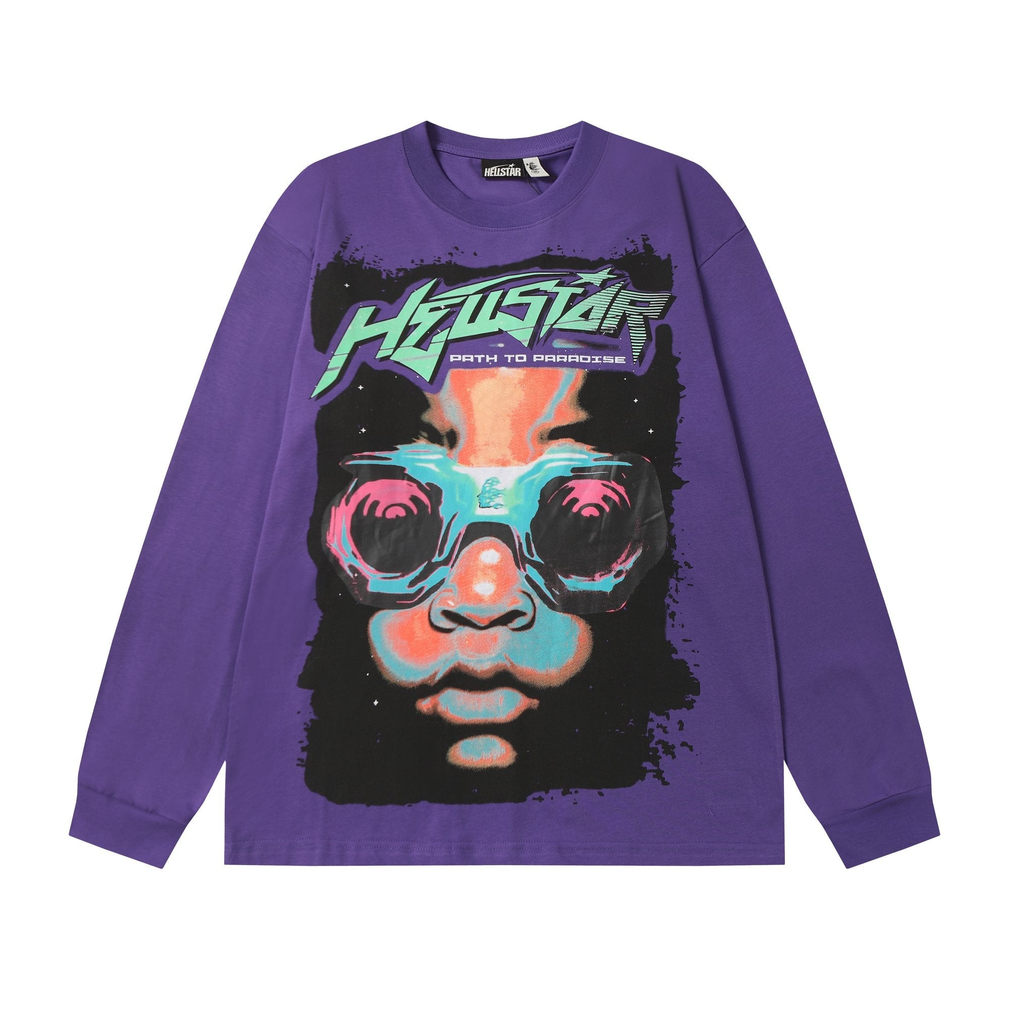 Hellstar Path to Paradise Purple Long-Sleeve T-Shirt — hero