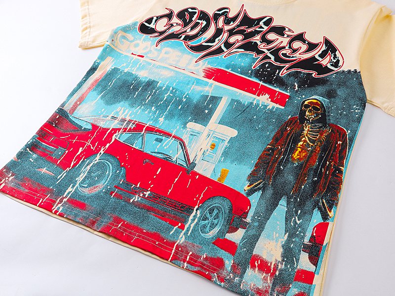 Godspeed Rock Street Graphic T-Shirt — front