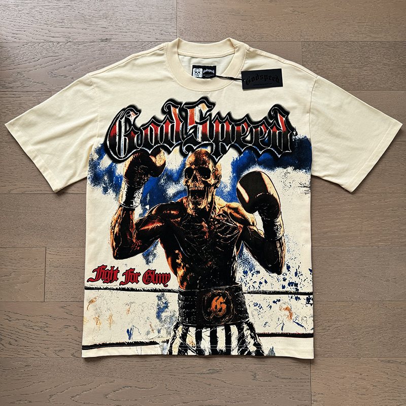 Godspeed Fight For Glory Boxer Graphic T-Shirt — hero