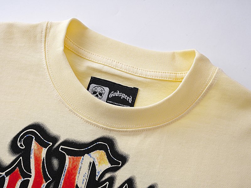 Godspeed Fight For Glory Boxer Graphic T-Shirt — neck_label