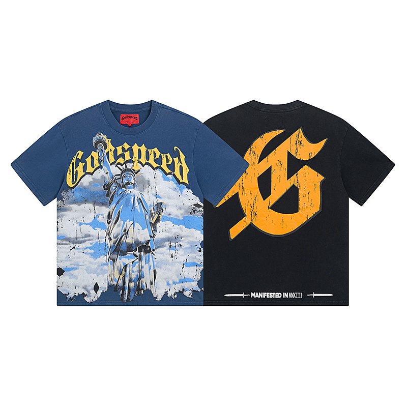 Godspeed Washed Rock Graphic T-Shirt — comparison