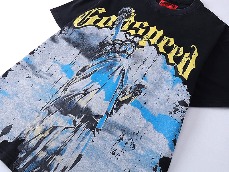 Godspeed Washed Rock Graphic T-Shirt — detail