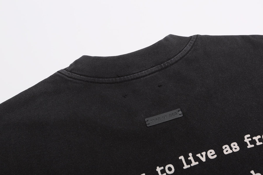 Fear of God x Barriers Live Free Graphic T-Shirt — detail
