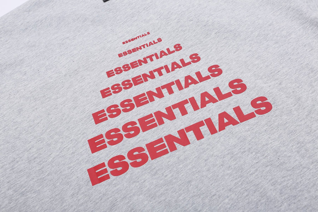ESSENTIALS Repeated Graphic Short-Sleeve T-Shirt — detail