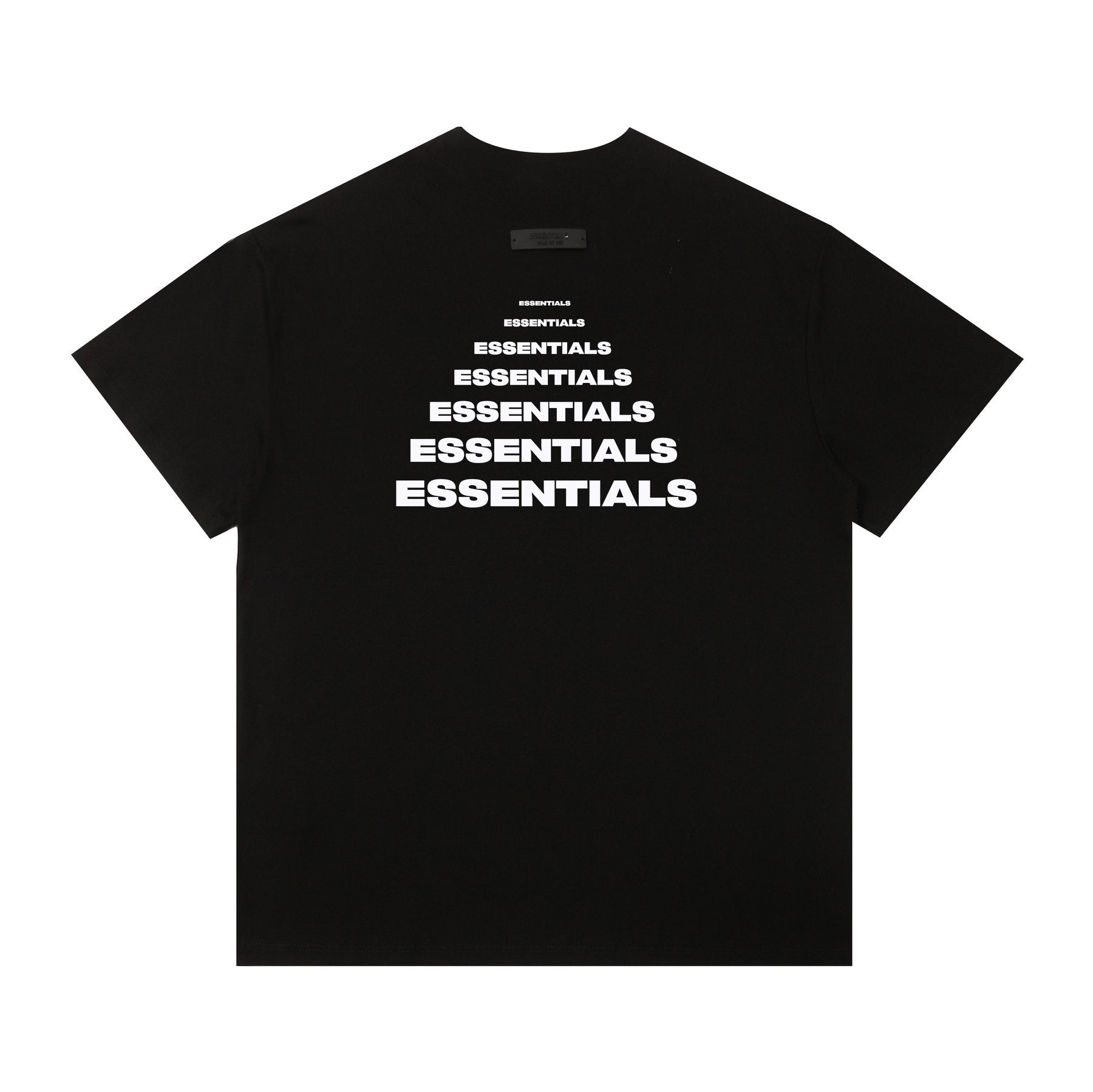 ESSENTIALS Repeated Graphic Short-Sleeve T-Shirt — back