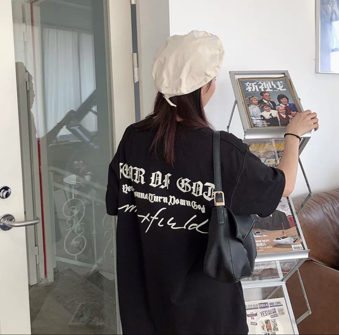 FEAR OF GOD Maxfield Back Graphic T-Shirt — context