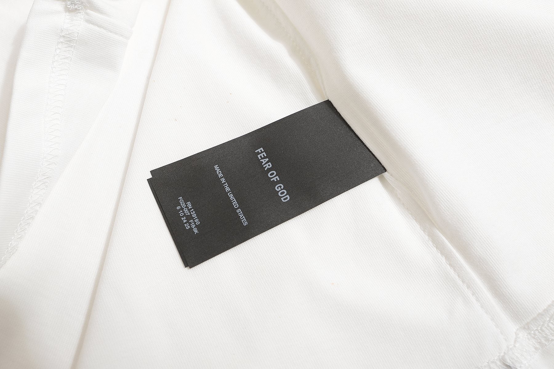 FEAR OF GOD Maxfield Back Graphic T-Shirt — hang_tag