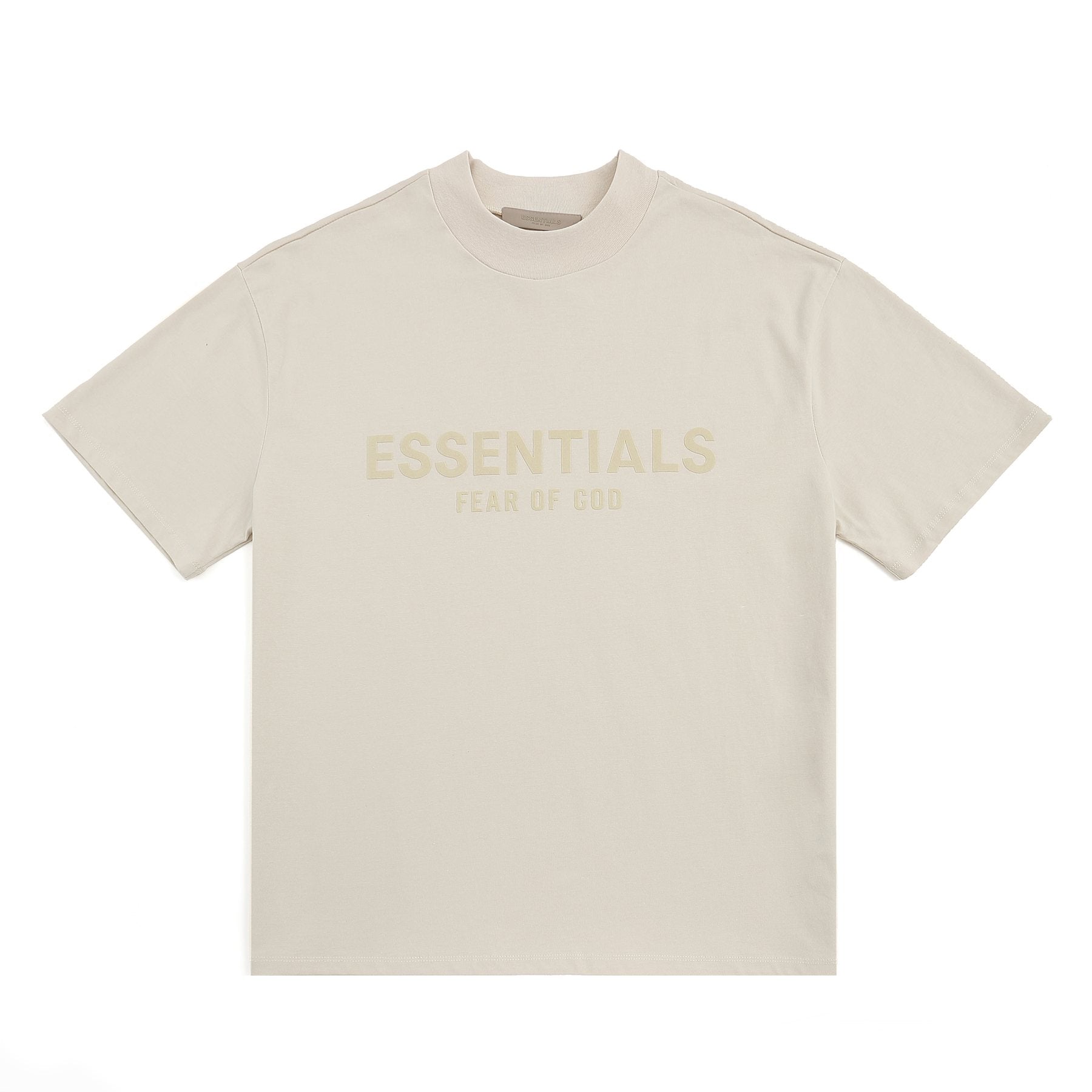 ESSENTIALS Flocked Logo Short-Sleeve T-Shirt — front
