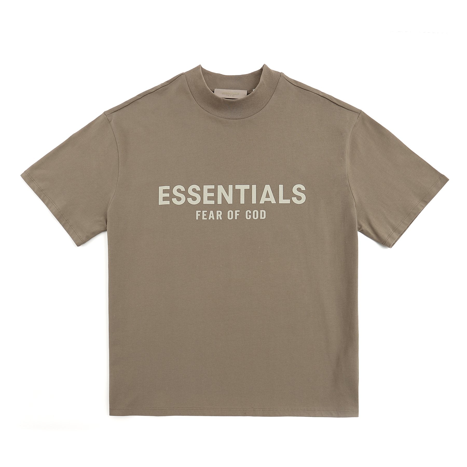 ESSENTIALS Flocked Logo Short-Sleeve T-Shirt — front