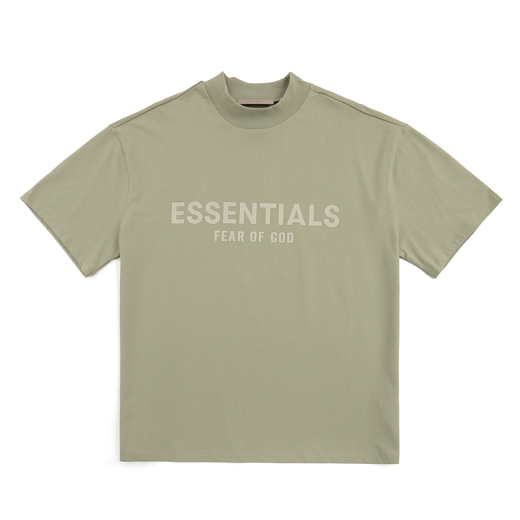 ESSENTIALS Flocked Logo Short-Sleeve T-Shirt — front