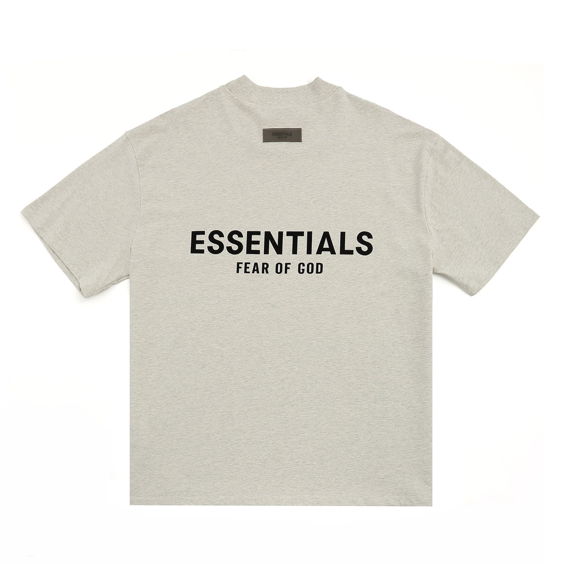 ESSENTIALS Flocked Logo Graphic T-Shirt — back