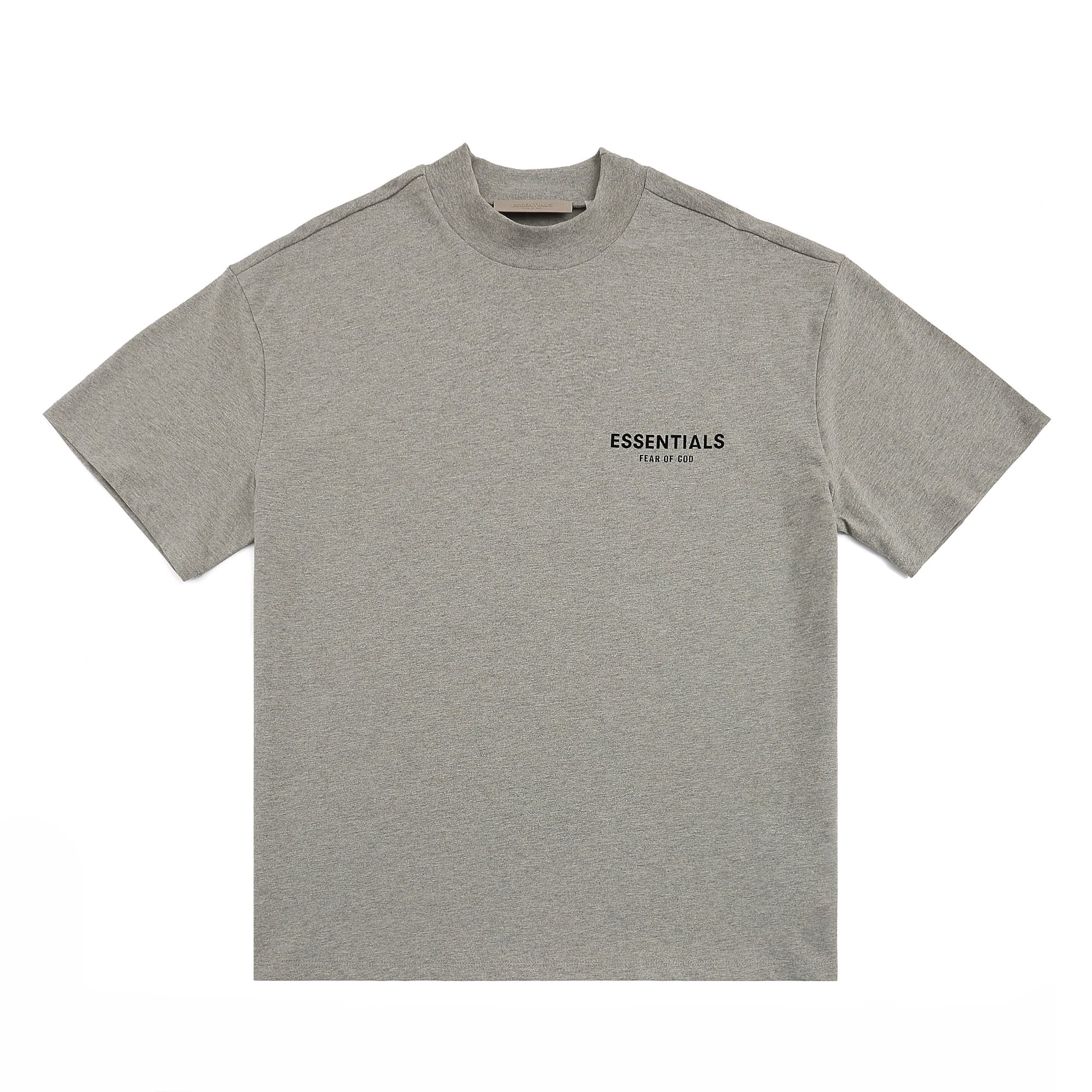 ESSENTIALS Flocked Logo Graphic T-Shirt — hero