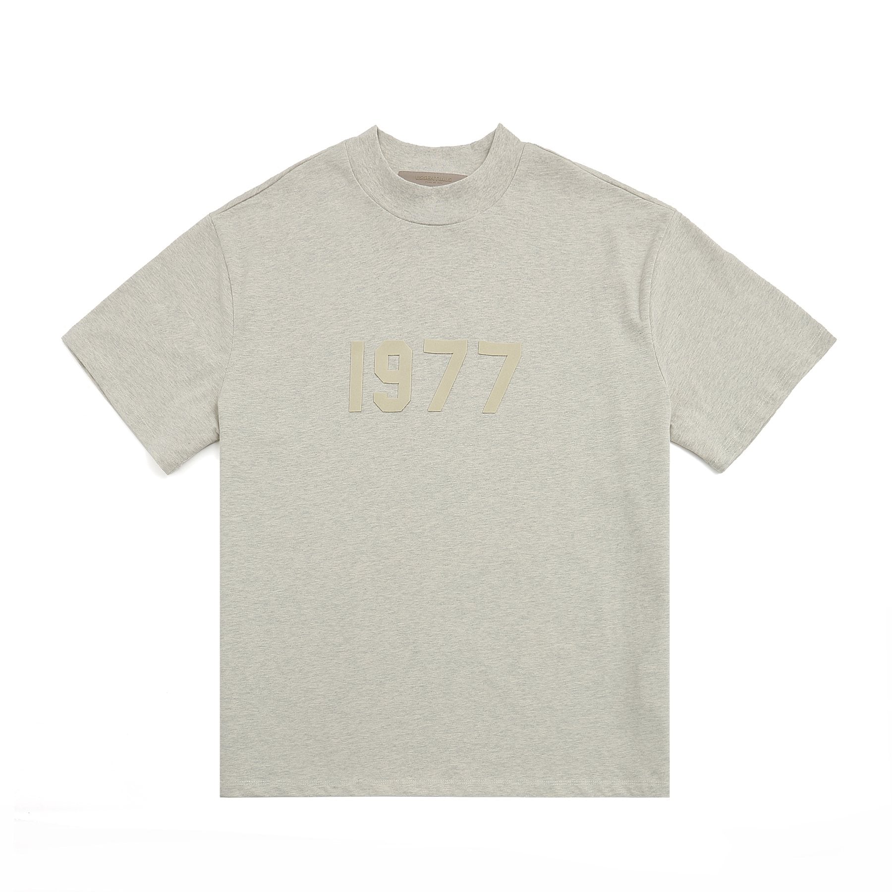 ESSENTIALS 1977 Tonal Wordmark Mock-Neck T-Shirt — front
