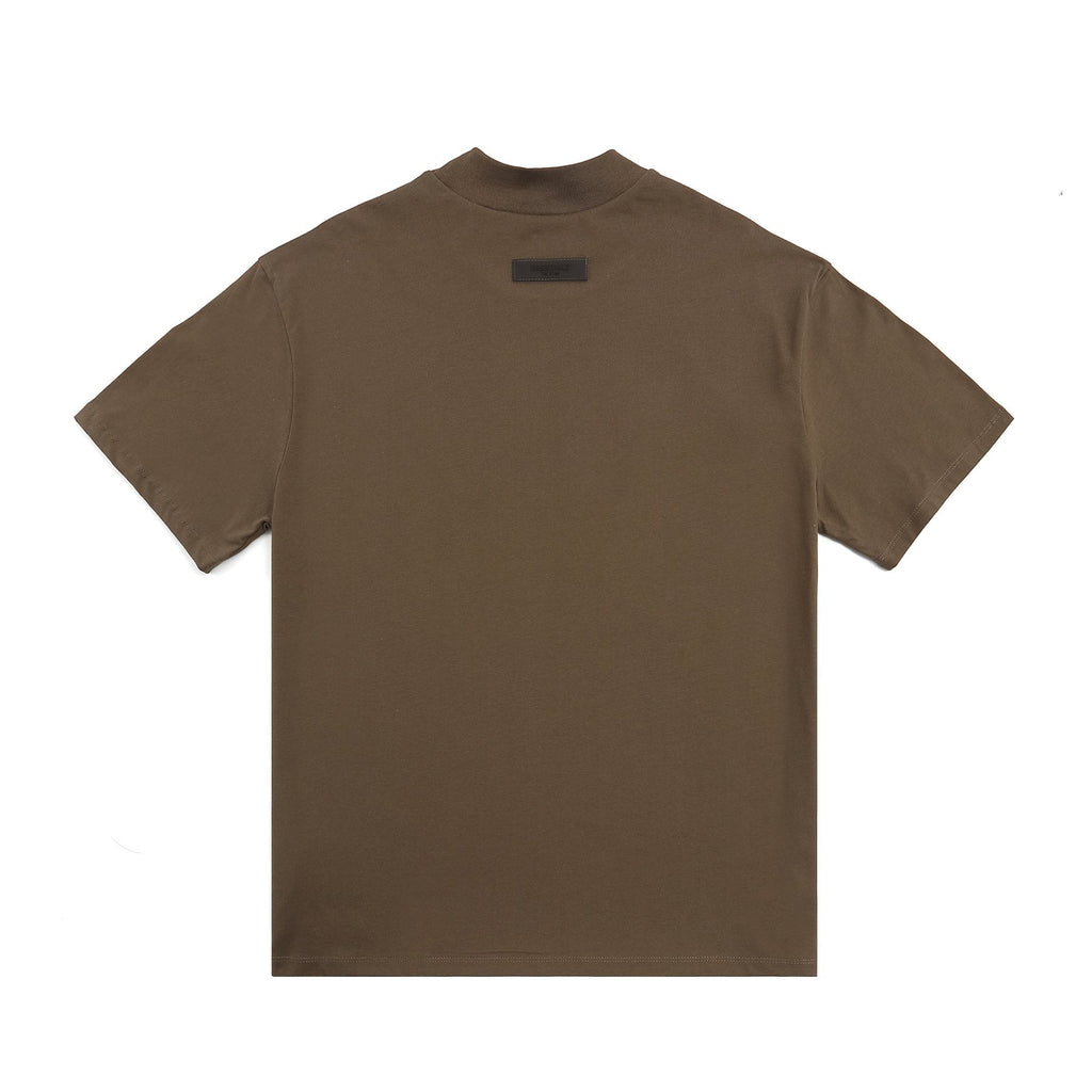 ESSENTIALS 1977 Tonal Wordmark Mock-Neck T-Shirt — back