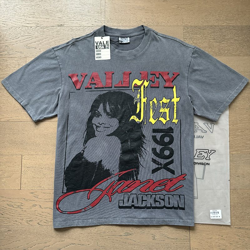 VALE USA Janet Jackson Festival Graphic T-Shirt — context
